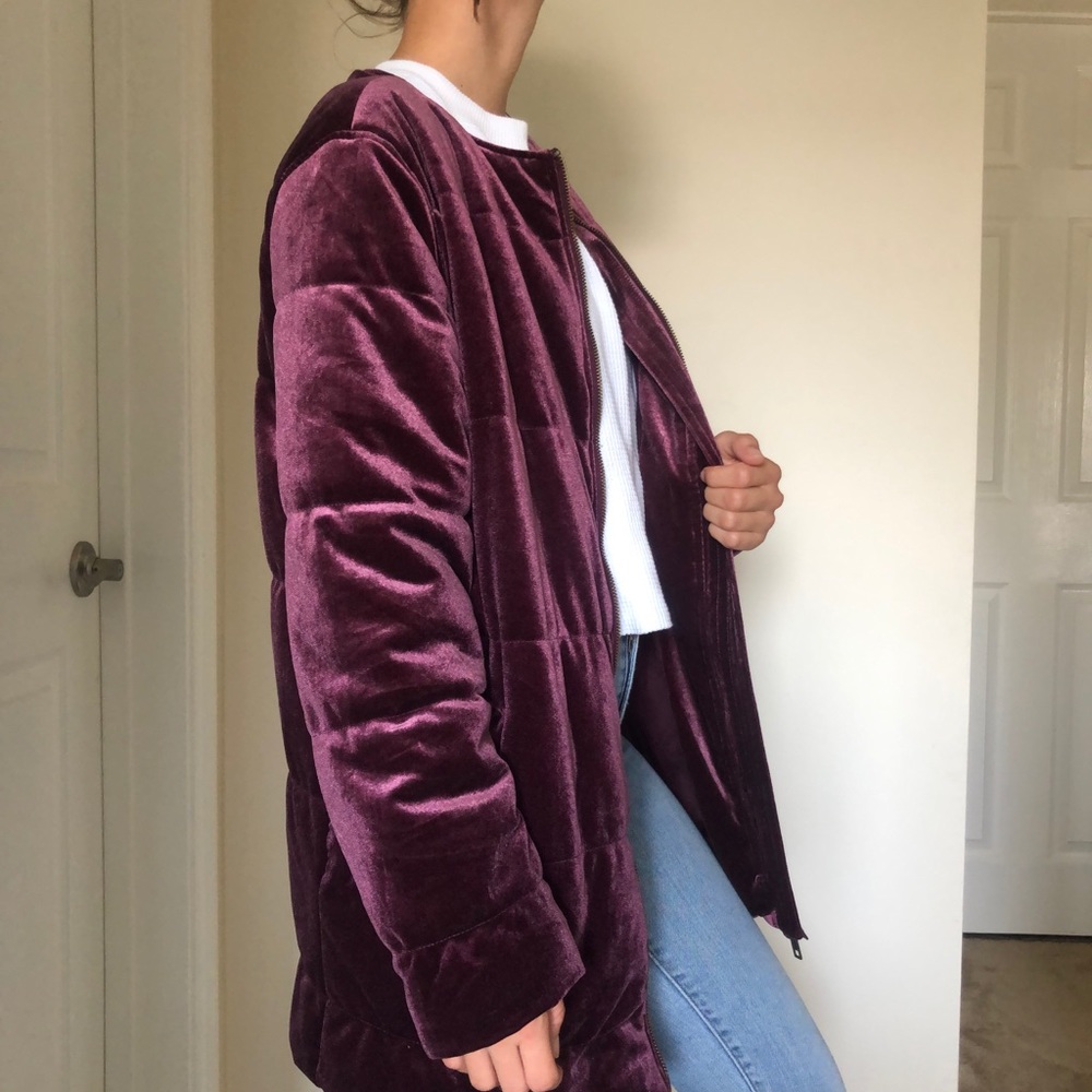 Long Velour Jacket - Picture 3 of 3